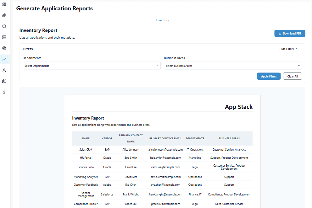 icon related to Turn Raw Application Data into Strategic Insight